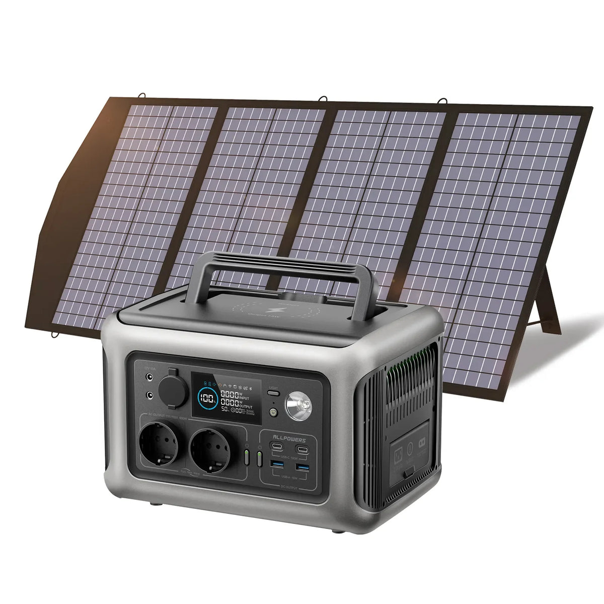 Allpowers Portable Power Station With Lithium Battery 600W