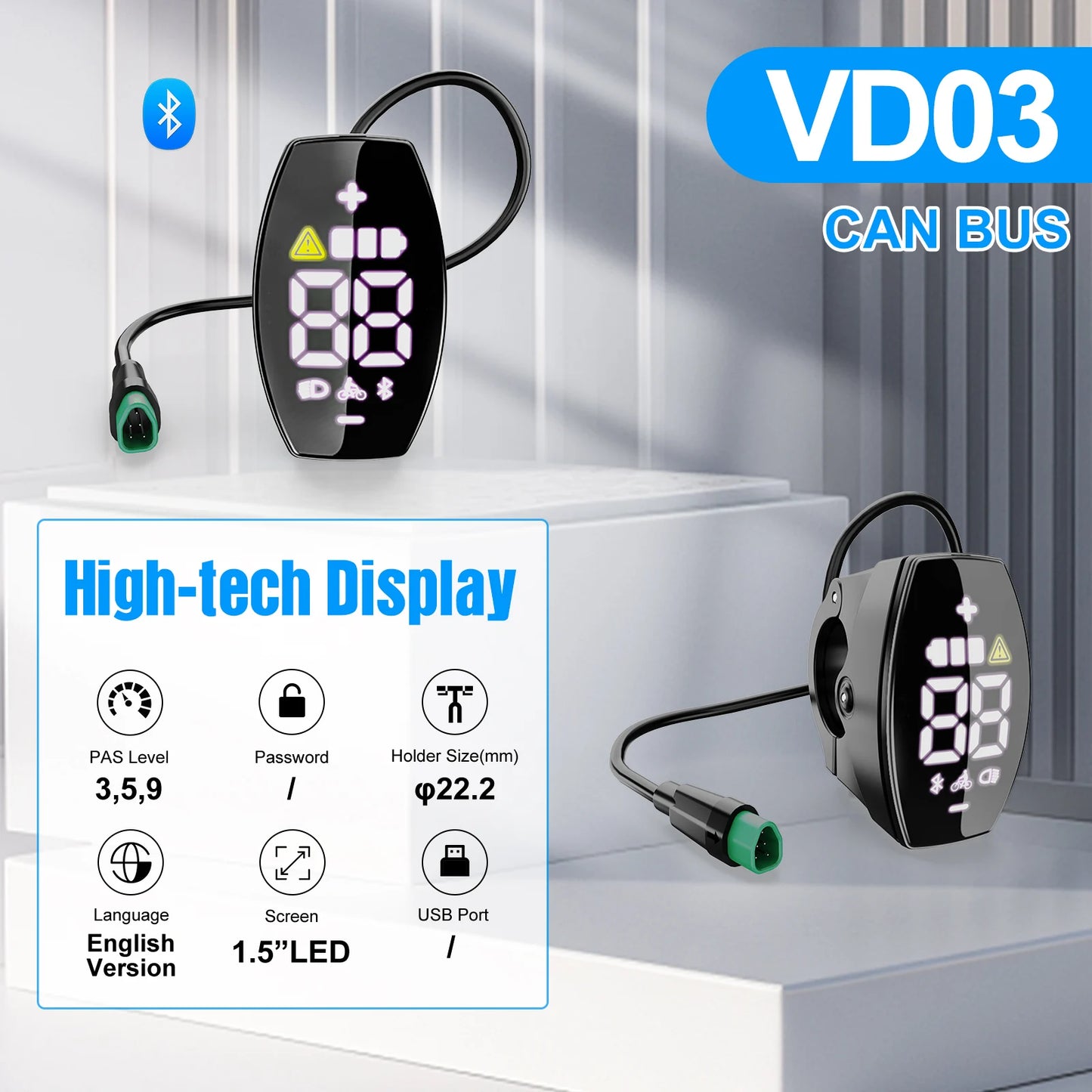 Varstrom Bluetooth Can Display Electric Bike Computer Bafang Motors