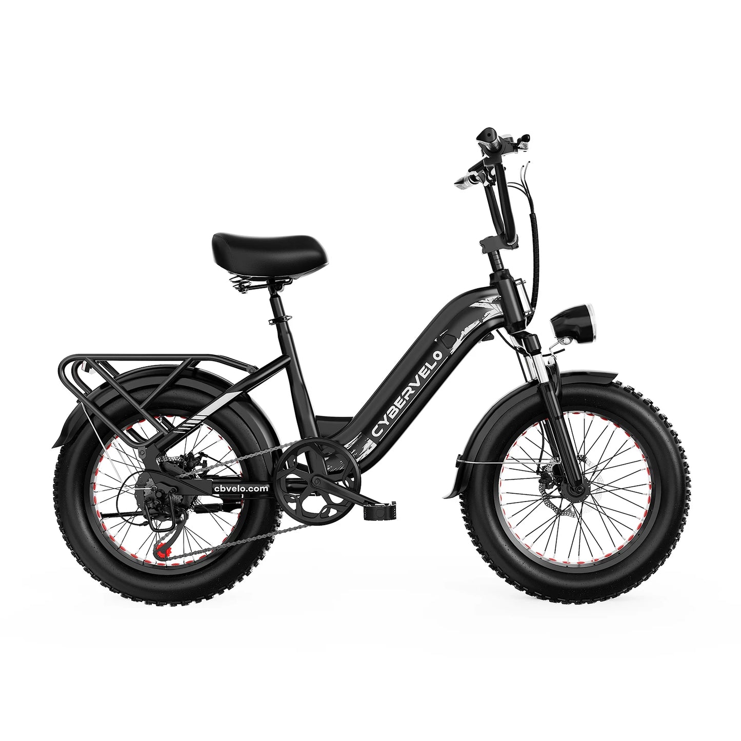 Cybervelo Step-Thru Electric Bike 1500W Peak 20AH 7-Speed Commuter
