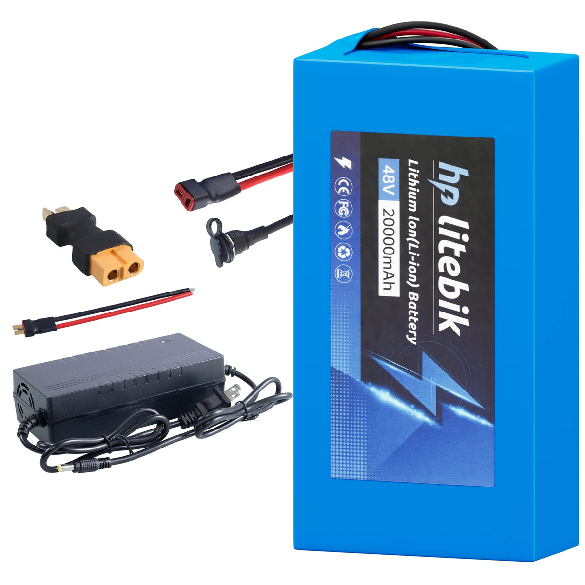 Cao Mm 36V 48V Ebike Battery 10-20Ah Electric Bicycle Scooter