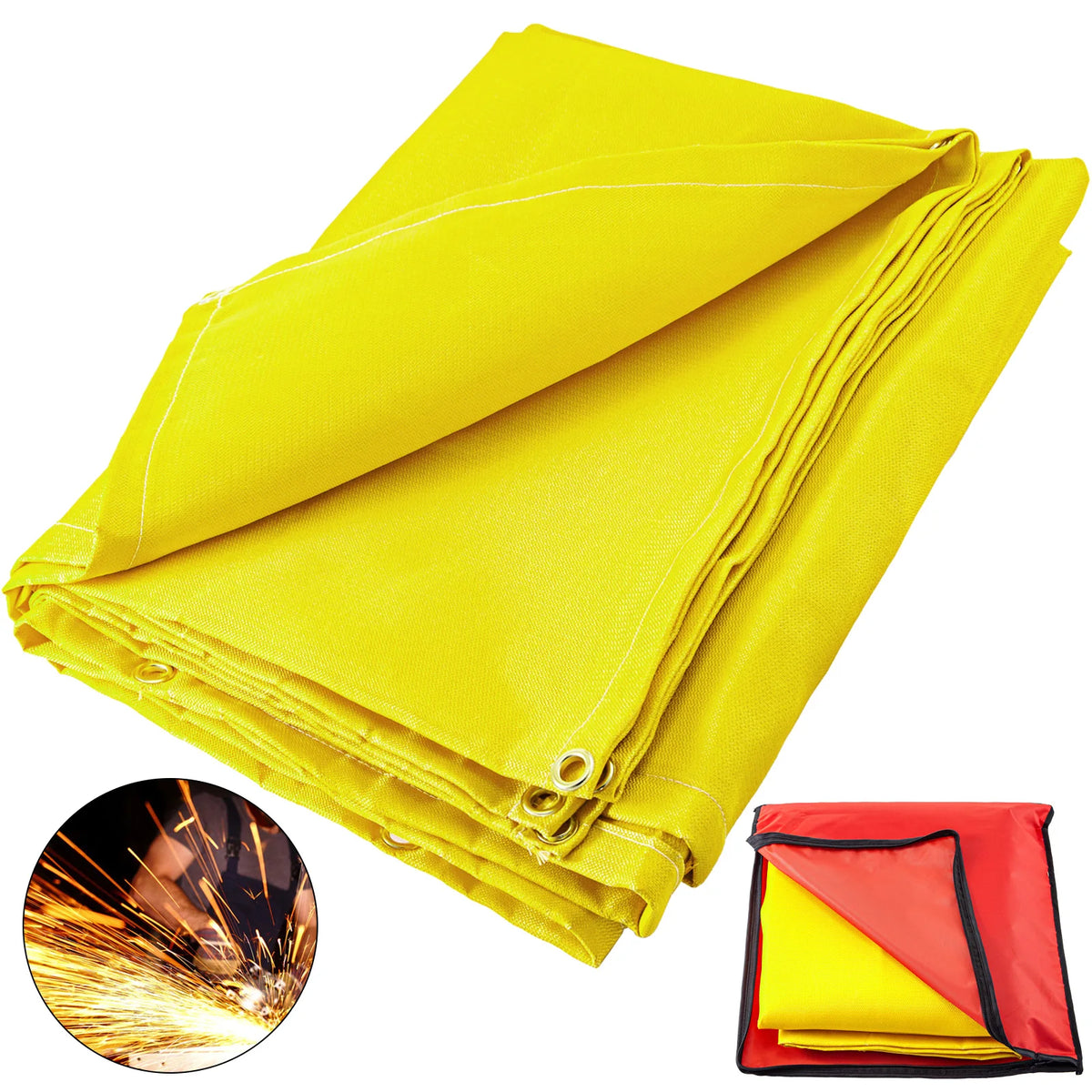 SucceBuy Flame Retardant Fiberglass Welding Fire Safety Blanket