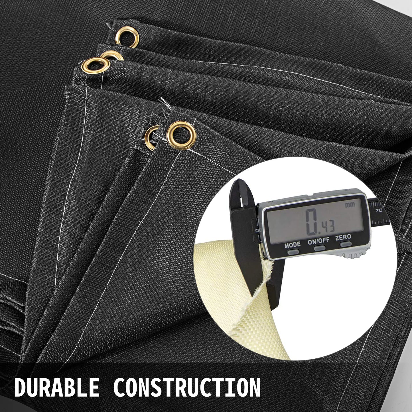 SucceBuy Flame Retardant Fiberglass Welding Fire Safety Blanket