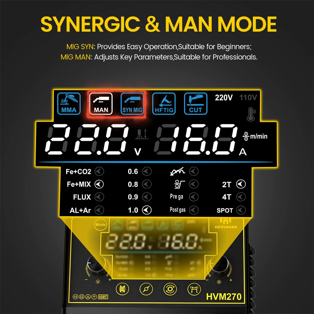 Hzxvogen 6 In 1 Multi Process Welder And Cutter Machine