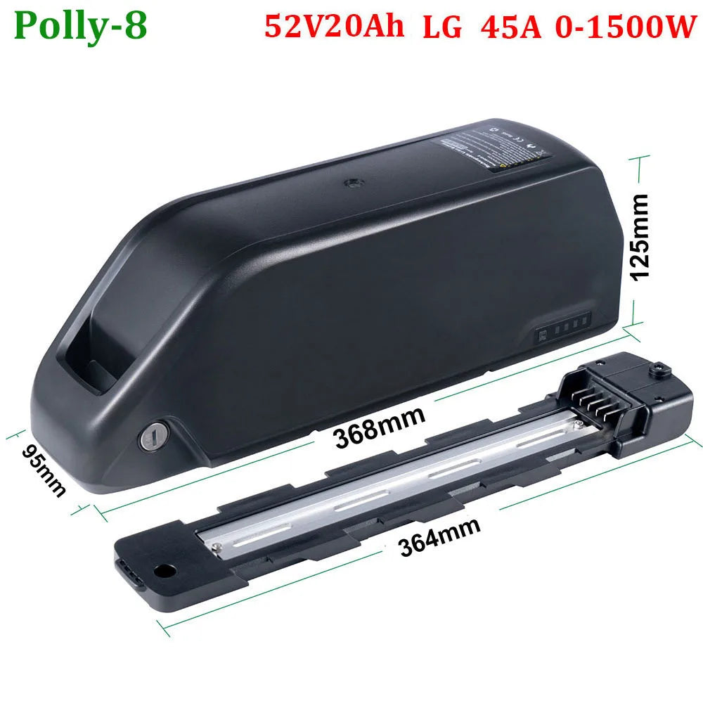 Execyc Ebike Downtube Lithium Battery Pack For 36V 48V