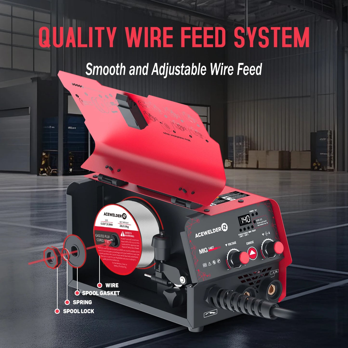 Acewelder 140a 3in1 Mig Arc Tig Inverter Welder Machine