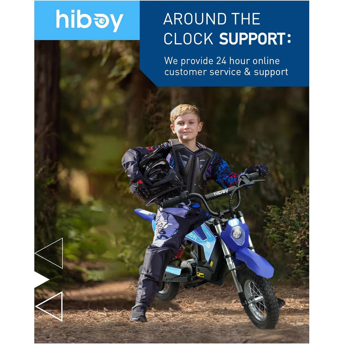 Hiboy 300W Electric Dirtbike For Kids Featuring Extended Runtime