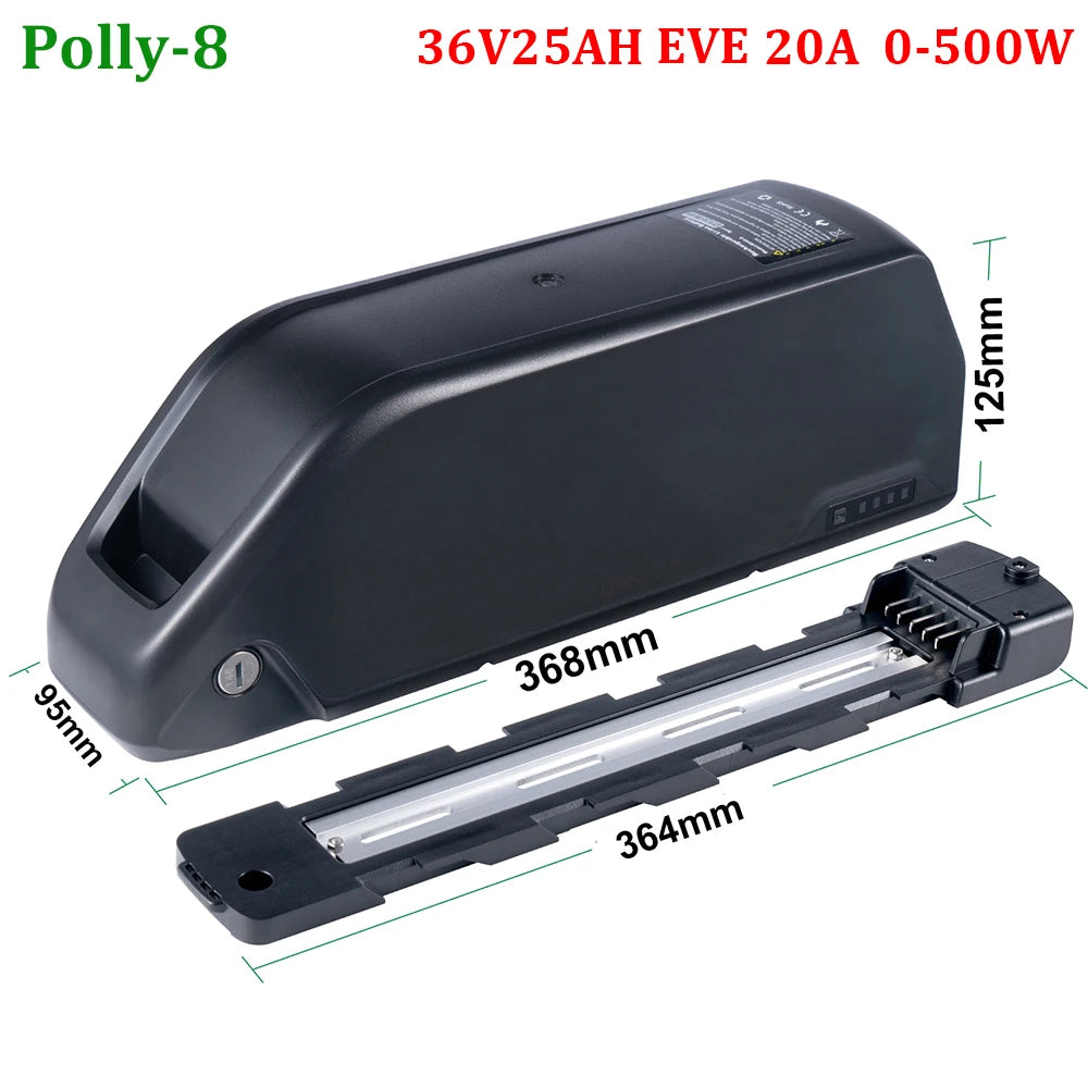 Execyc Ebike Downtube Lithium Battery Pack For 36V 48V