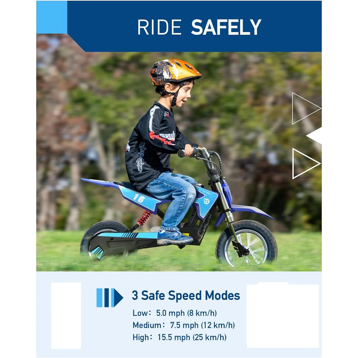 Hiboy 300W Electric Dirtbike For Kids Featuring Extended Runtime