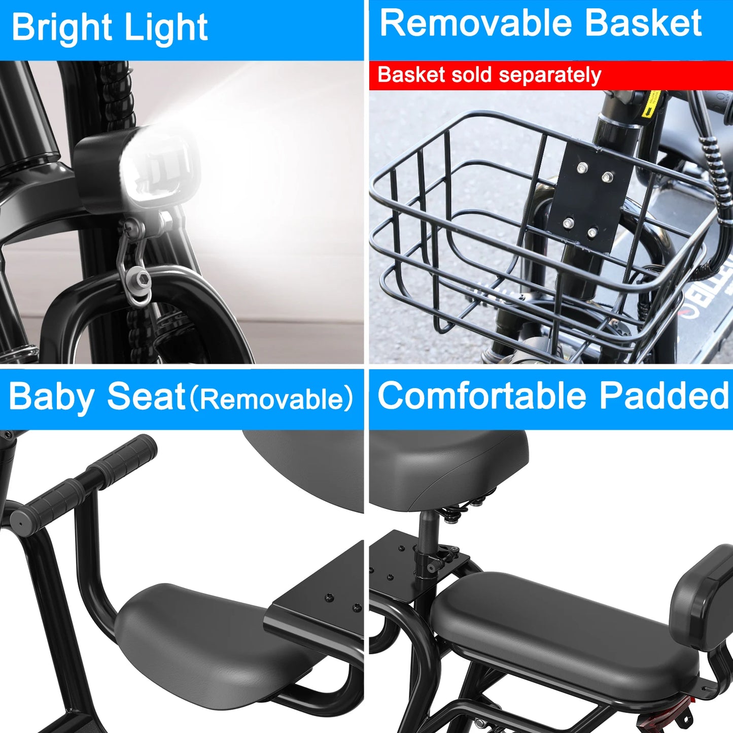 Eilleo Spacewalk Electric Scooter With Seat For Adults