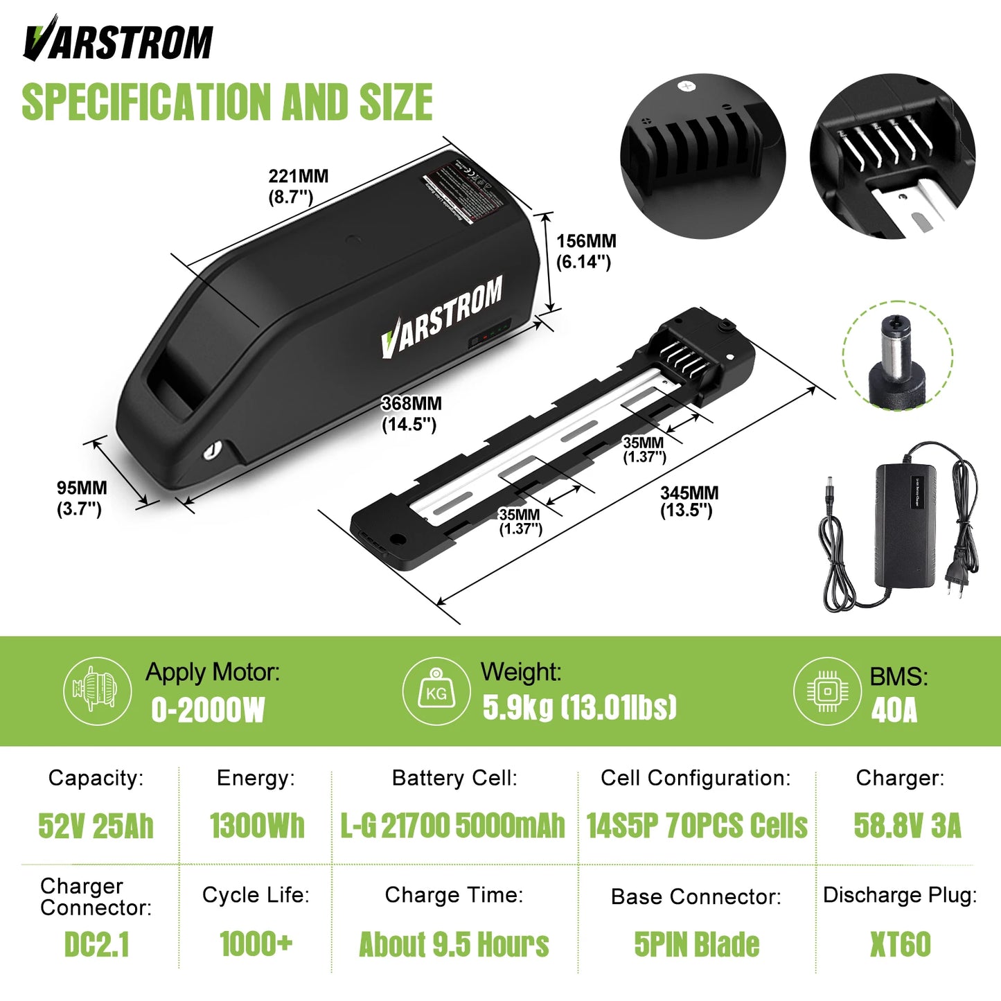 Hailong Rechargeable Lithium Battery Pack For Electric Bicycles