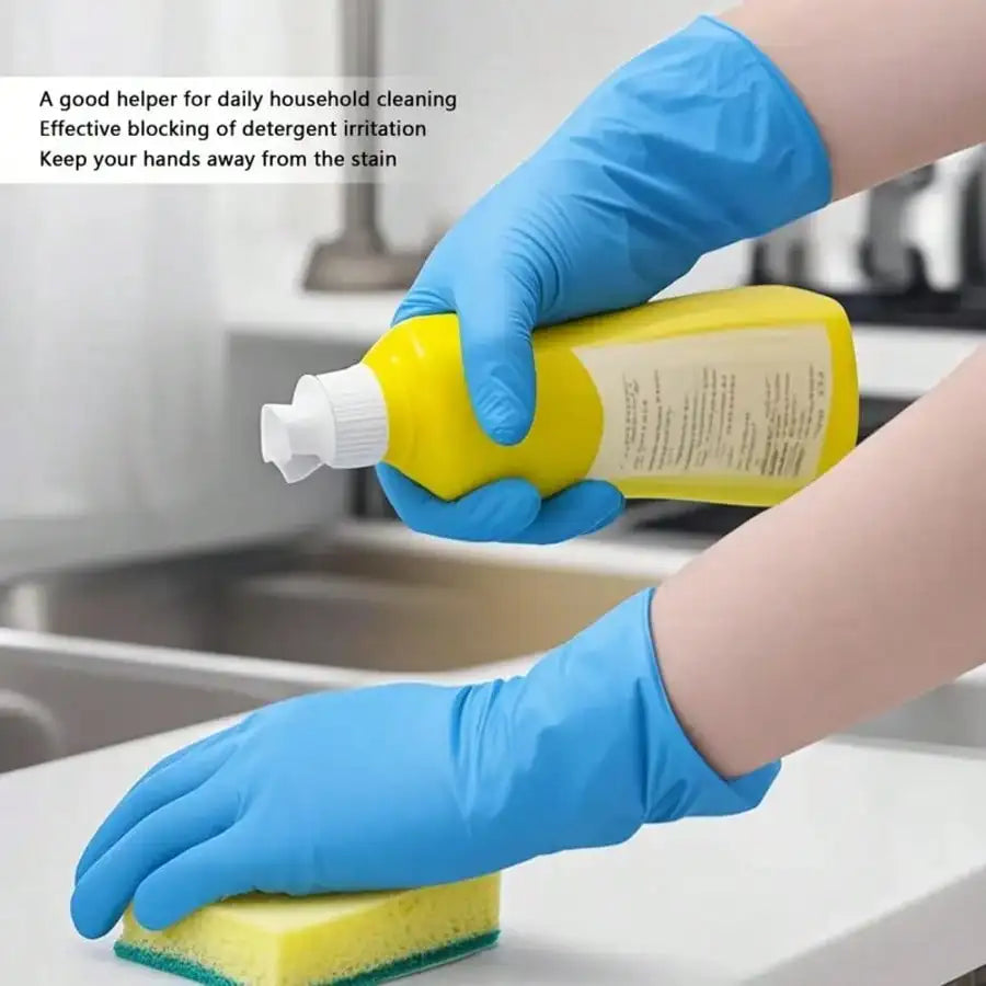 Food Safe Nitrile Disposable Gloves Latex Free Powder Free
