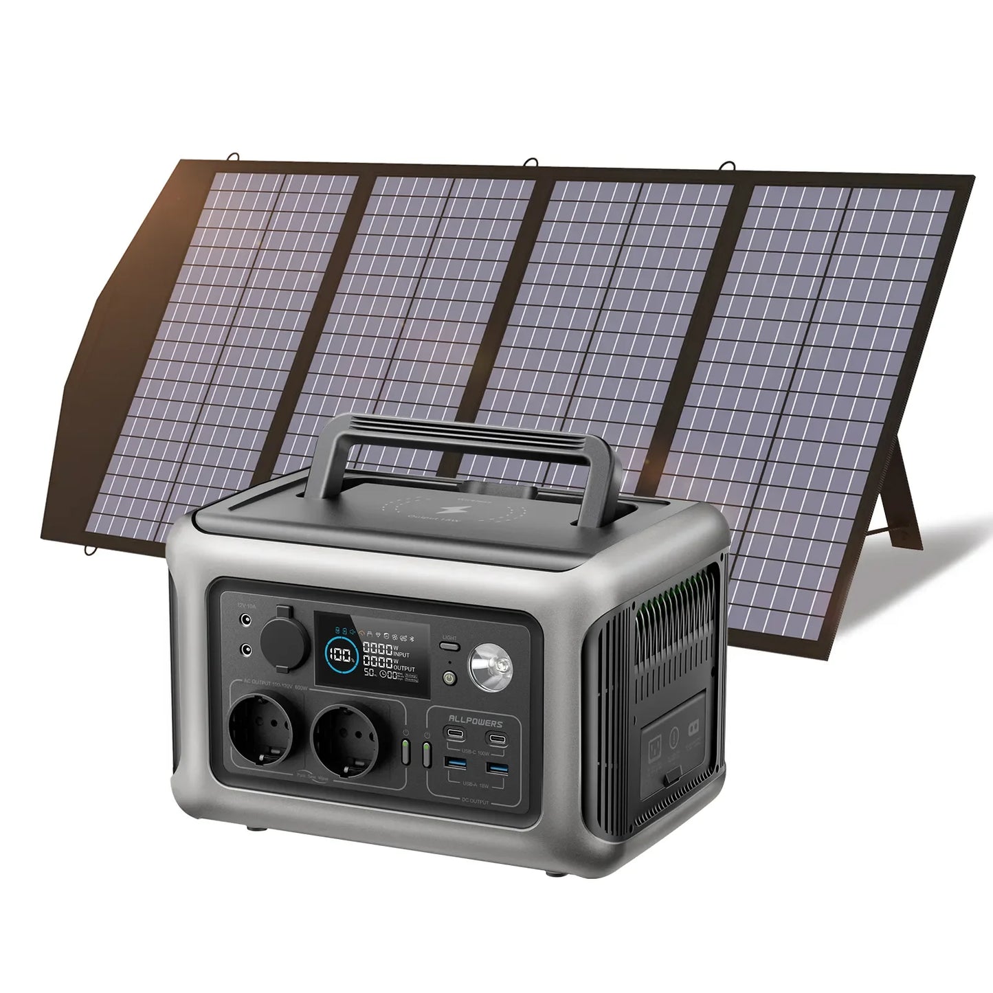 Allpowers Portable Power Station With Lithium Battery 600W