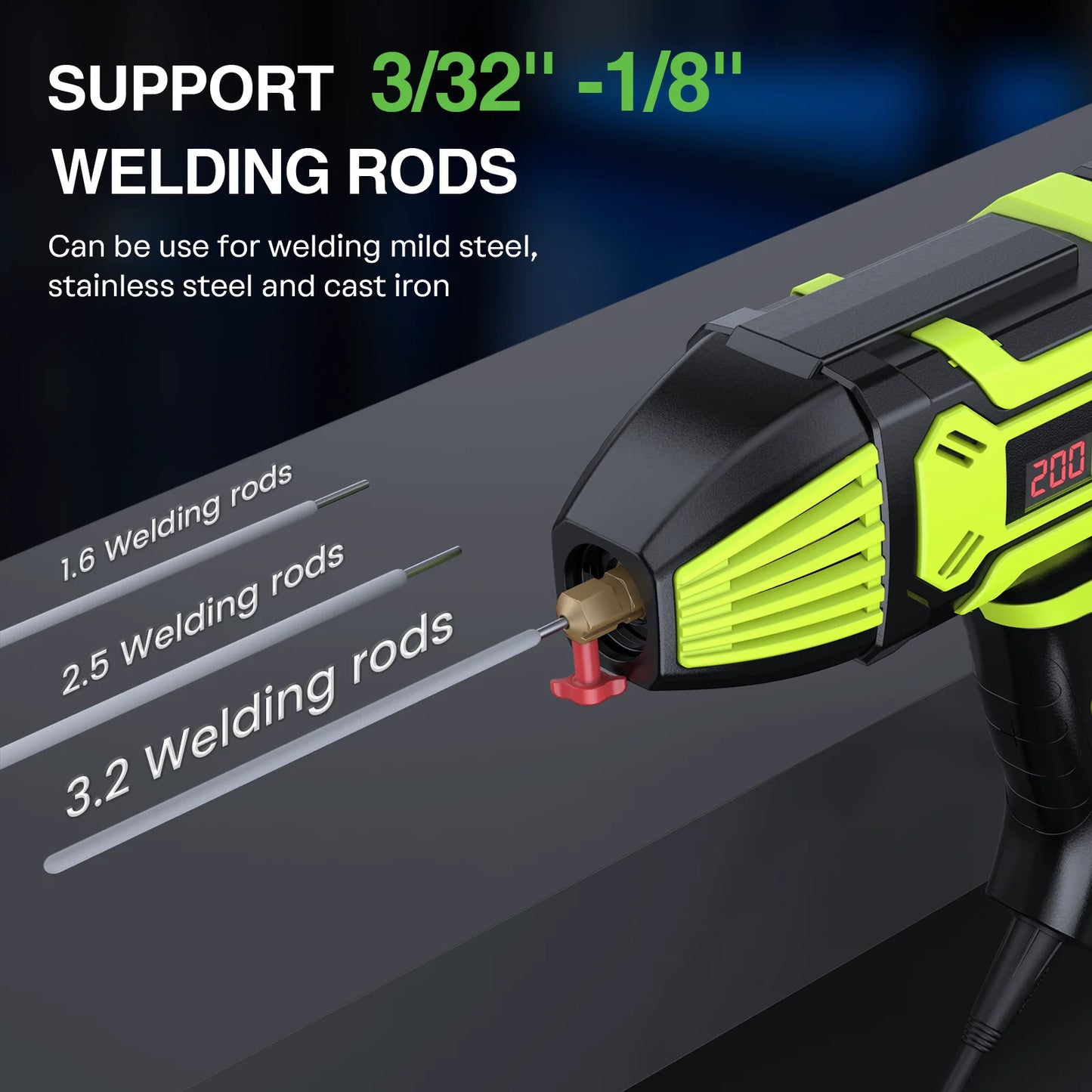 TaskStar Portable Arc Welder With Digital Display And IGBT Inverter