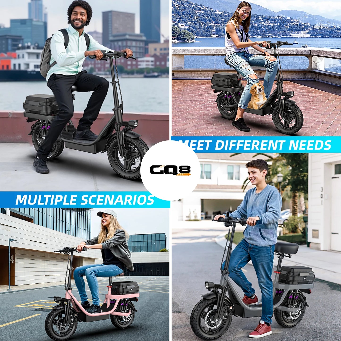 Uplee GQ8 500W Electric Bicycle For Urban Commuting