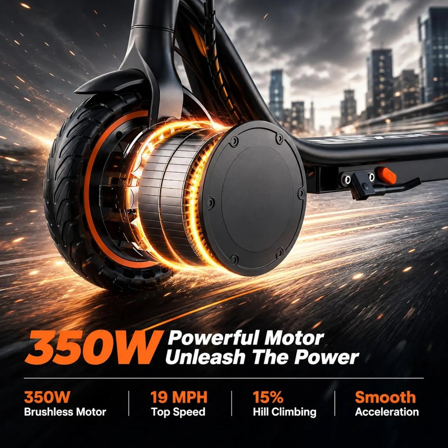 Maxshot 350W Foldable Electric Scooter With Smart App Control