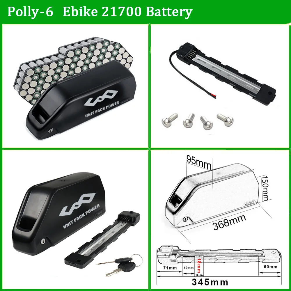 Unitpackpower 21700 Ebike Battery Pack For Electric Bicycles