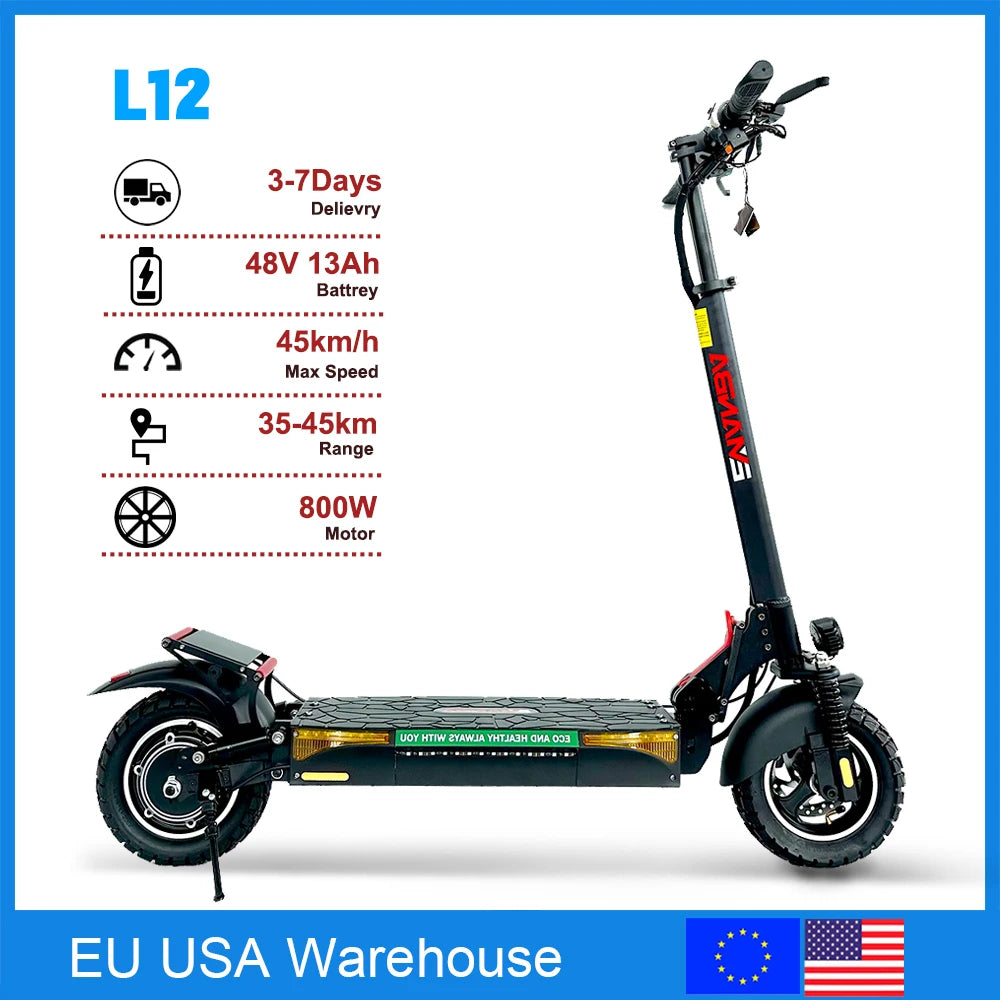 Emanba 1600W Dual Motor Electric Scooter 48V Battery 60Km