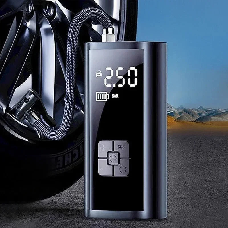 EAFC Portable Rechargeable Digital Tire Inflator Air Compressor Pump