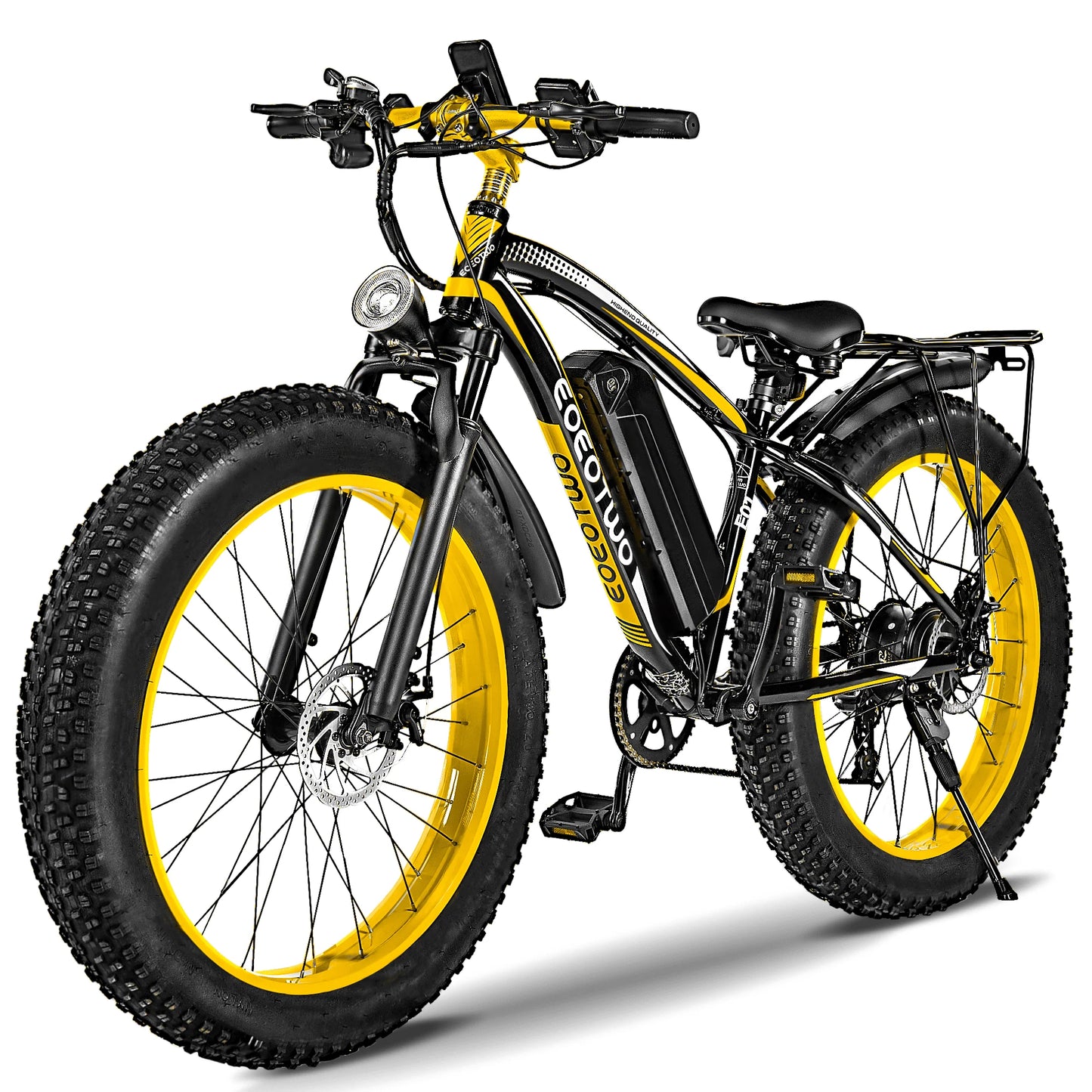 Eoeotwo 1500W Fat Tire Electric Bike With Extended Range Battery