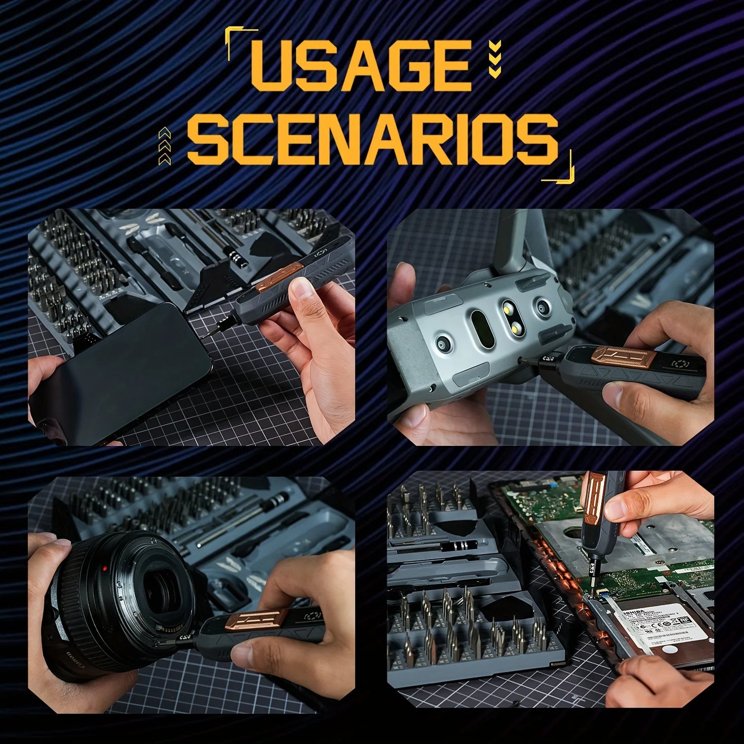 Jakemy 180 In 1 Precision Magnetic Multifunctional Screwdriver Set