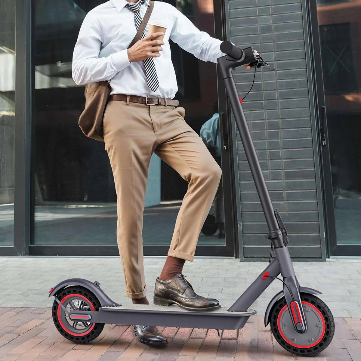 OBX 500W Foldable Electric Scooter With App Control 21 Mile Range