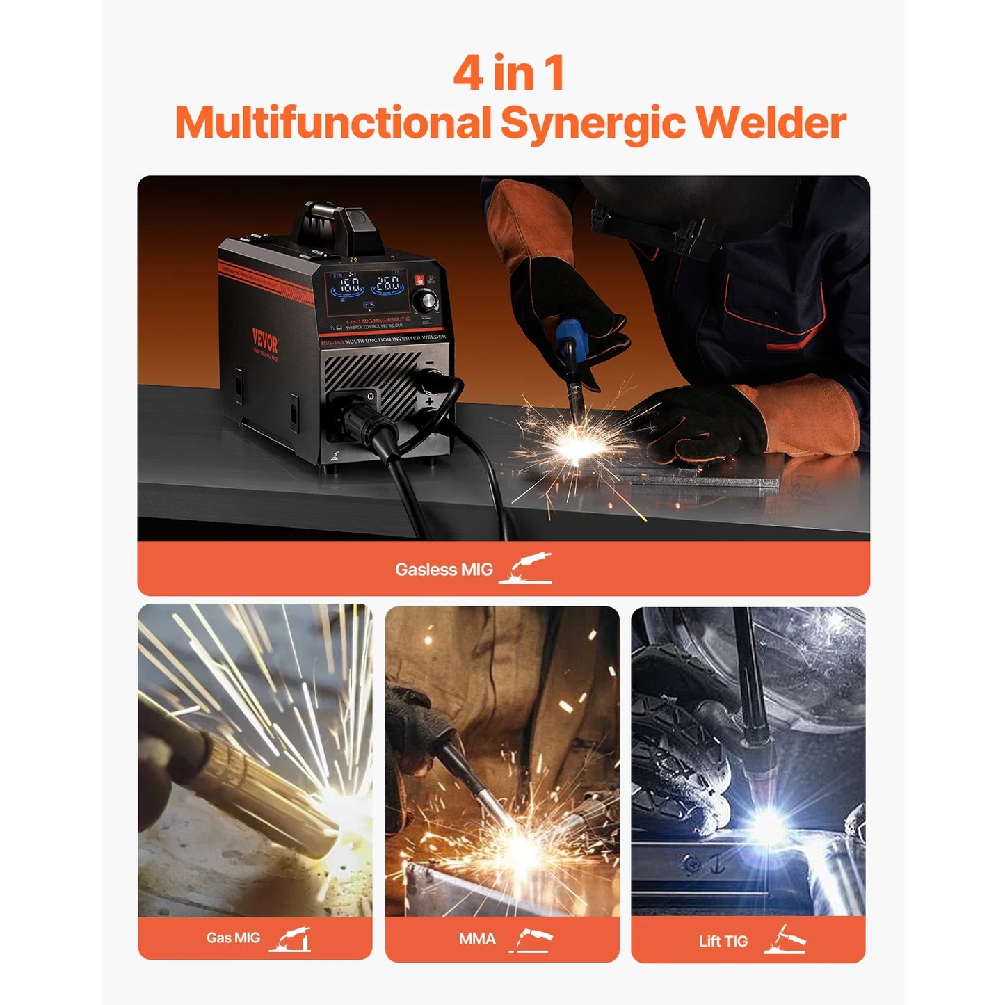 Succebuy Four In One MIG Welding Machine With Digital Display