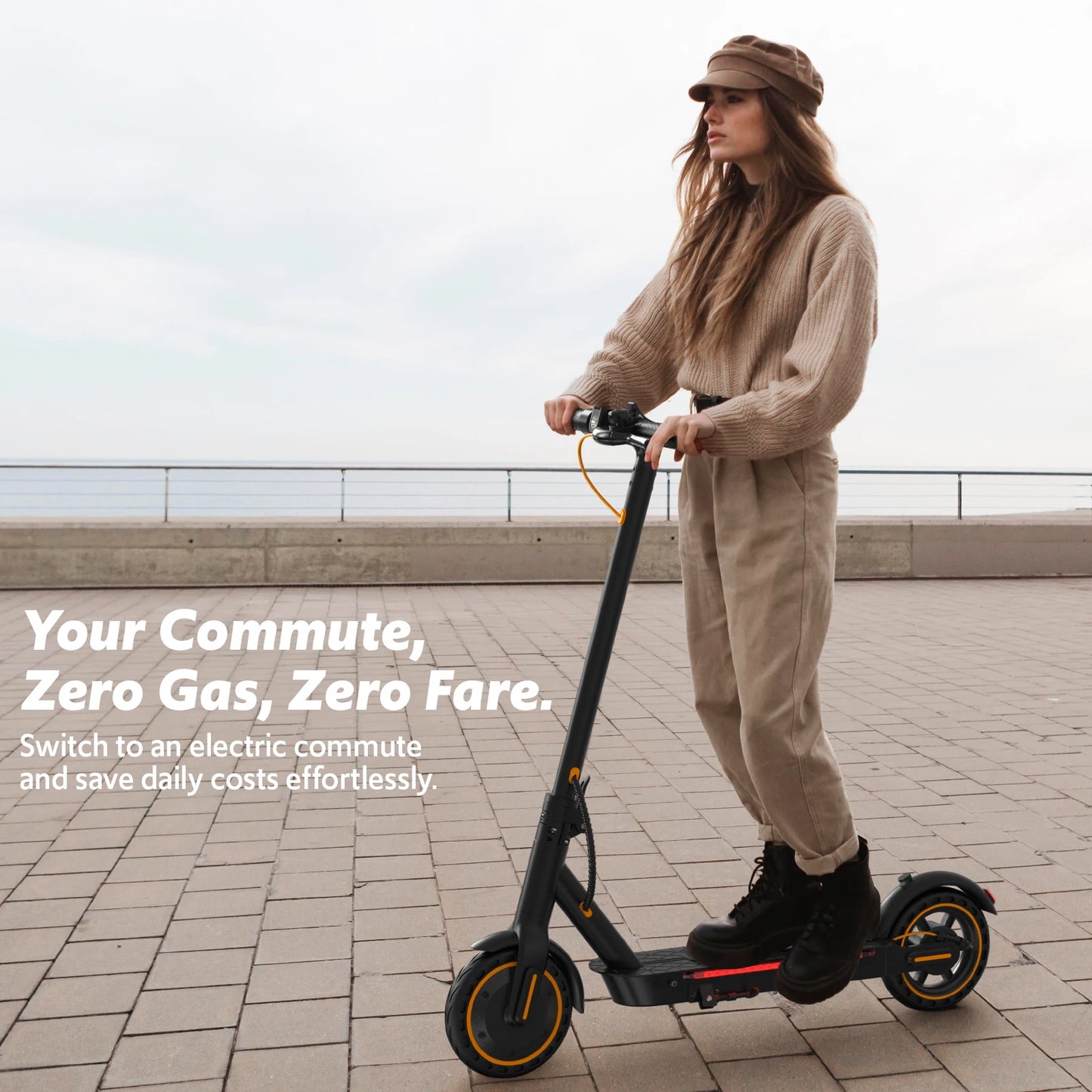 Osboo Foldable Electric Scooter With 550W Motor And App Control