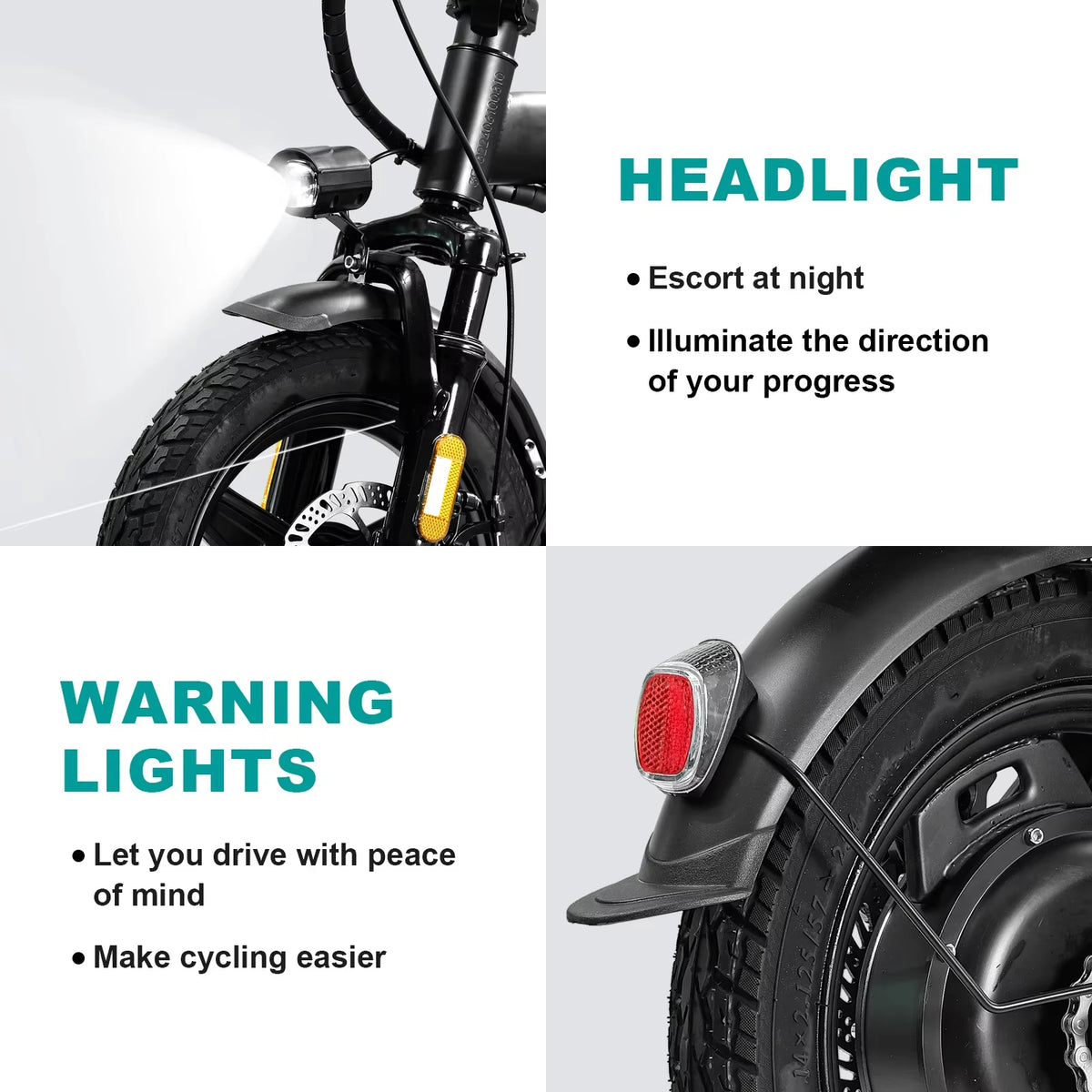 Terrosor 560W Folding Electric Bike With Detachable Battery