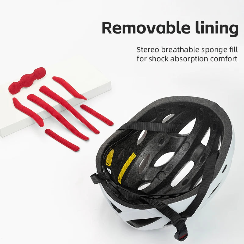 Rockbros Lightweight Cycling Helmet With Protective Goggles And Vents