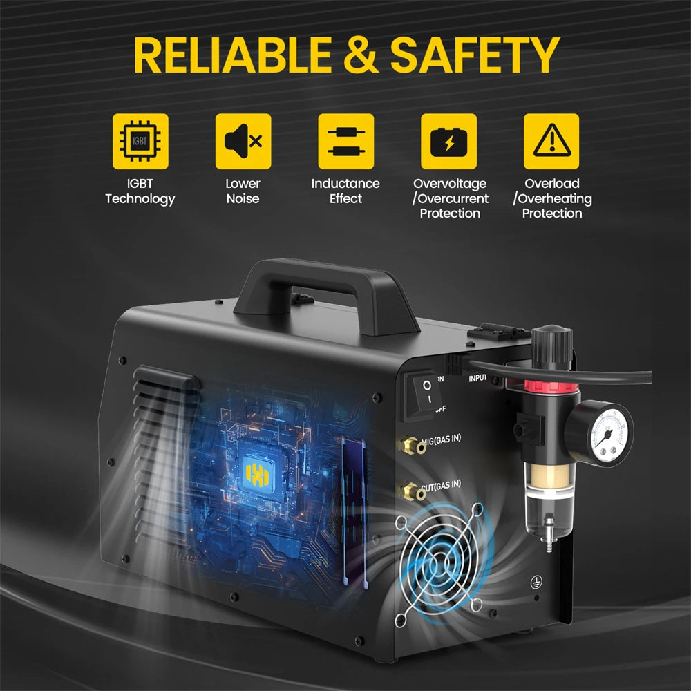 Hzxvogen 6 In 1 Multi Process Welder And Cutter Machine