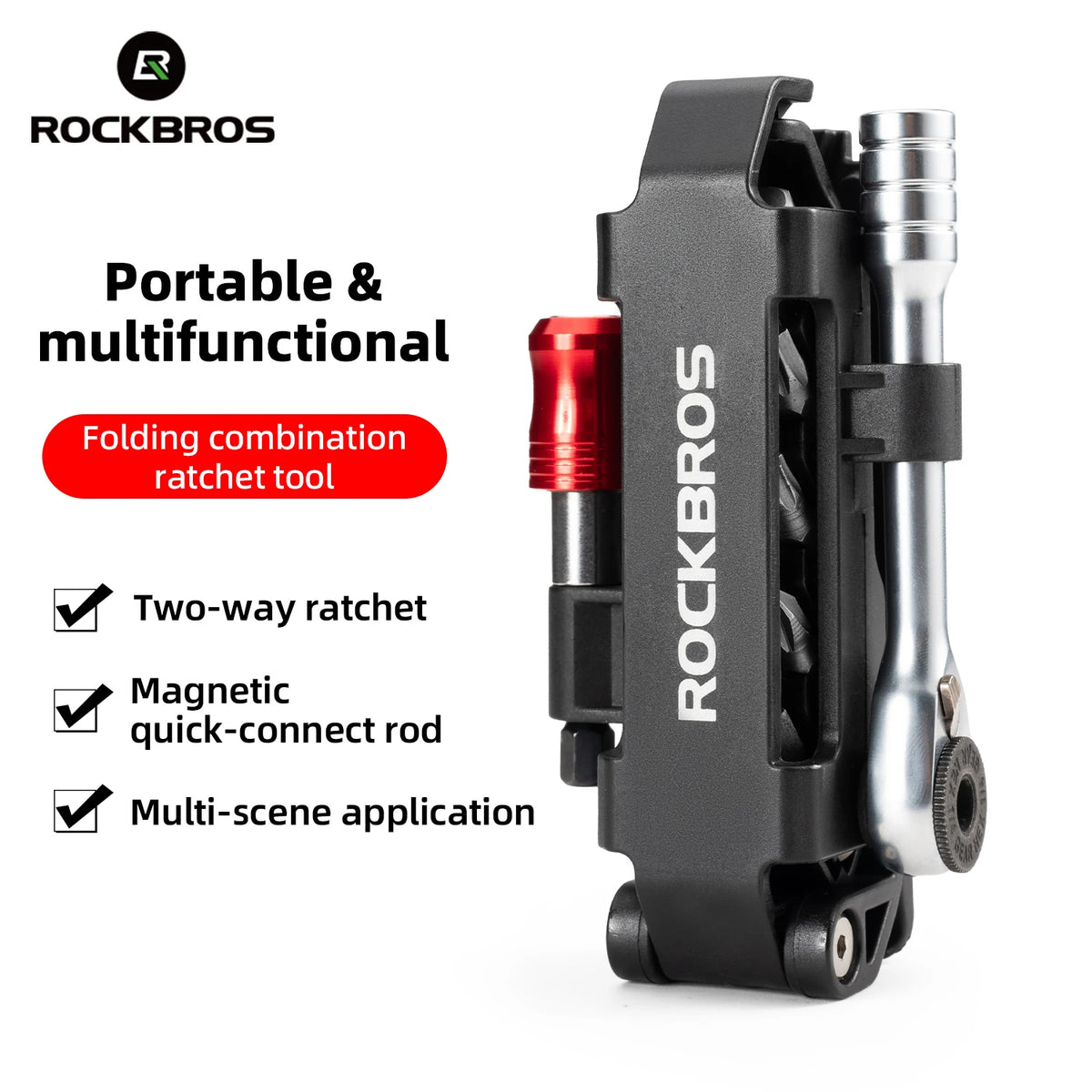 Rockbros Multifunctional Ratchet Wrench Set For Bicycles