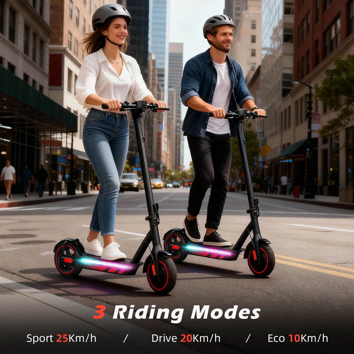 HiQiS V10 Electric Scooter 500W Motor 25Mph 28 Mile Range