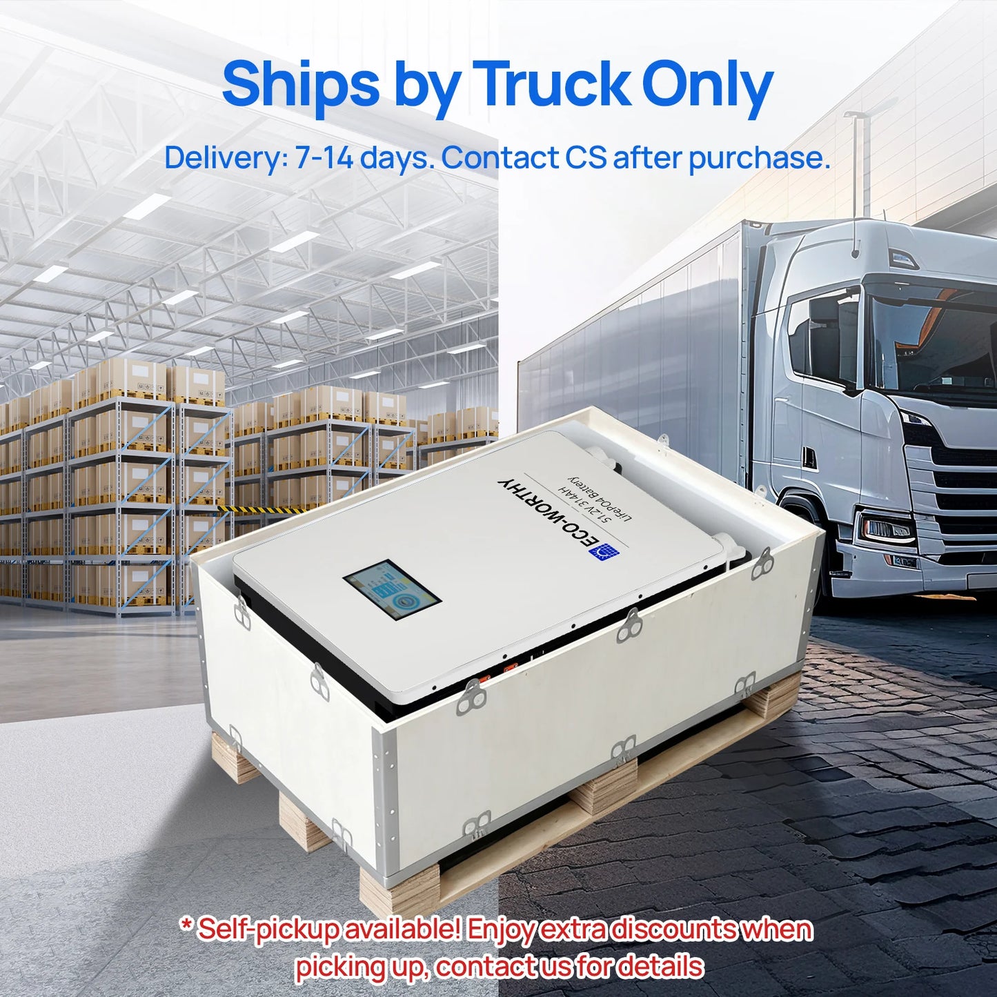 Eco Worthy LiFePO4 Lithium Battery For Home Energy Storage