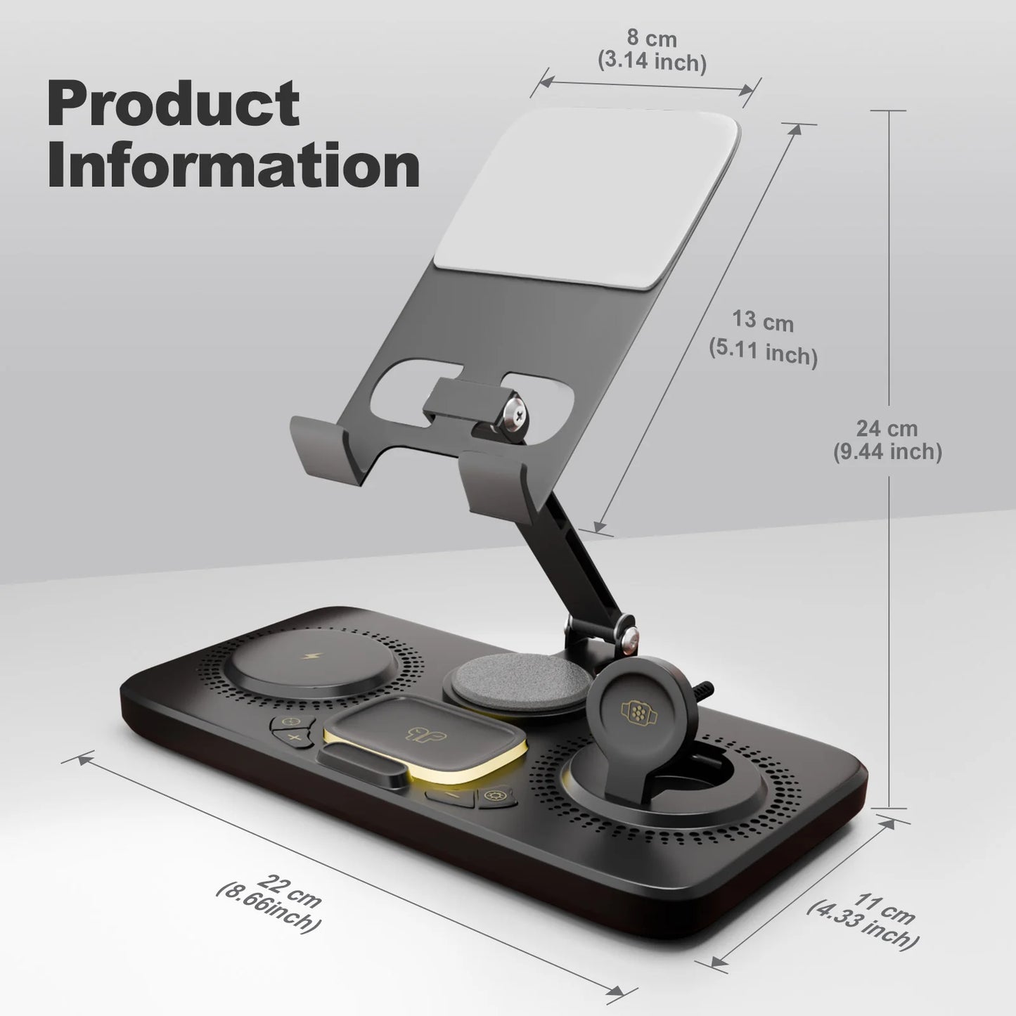 Universal Foldable Wireless Charger Station For All Devices