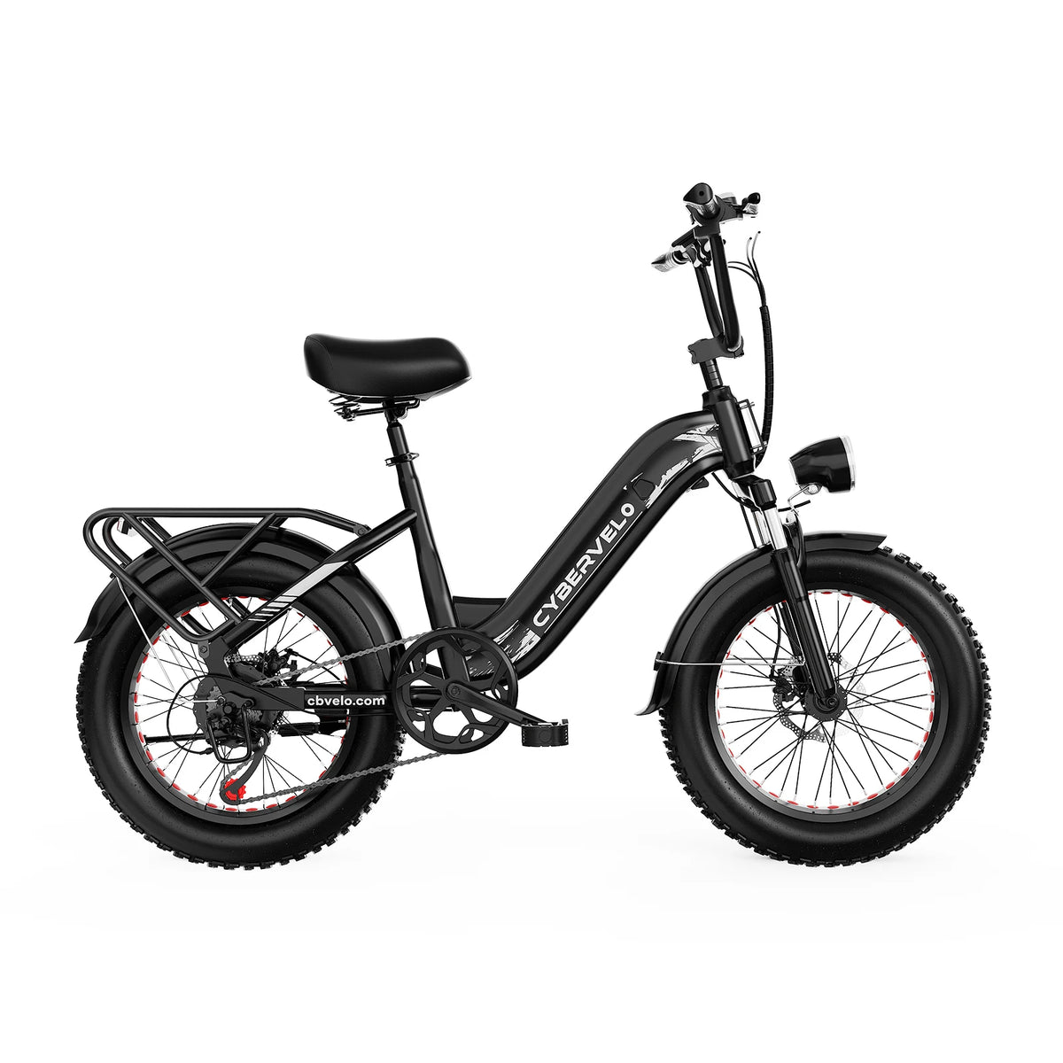Cybervelo Step-Thru Electric Bike 1500W Peak 20AH 7-Speed Commuter