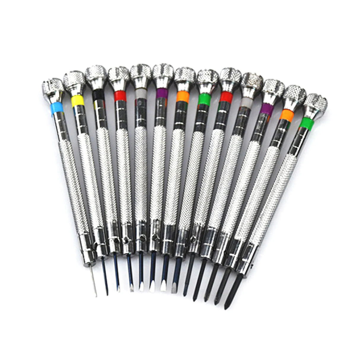 Metal Watch Screwdriver Set With Slotted And Phillips Tips