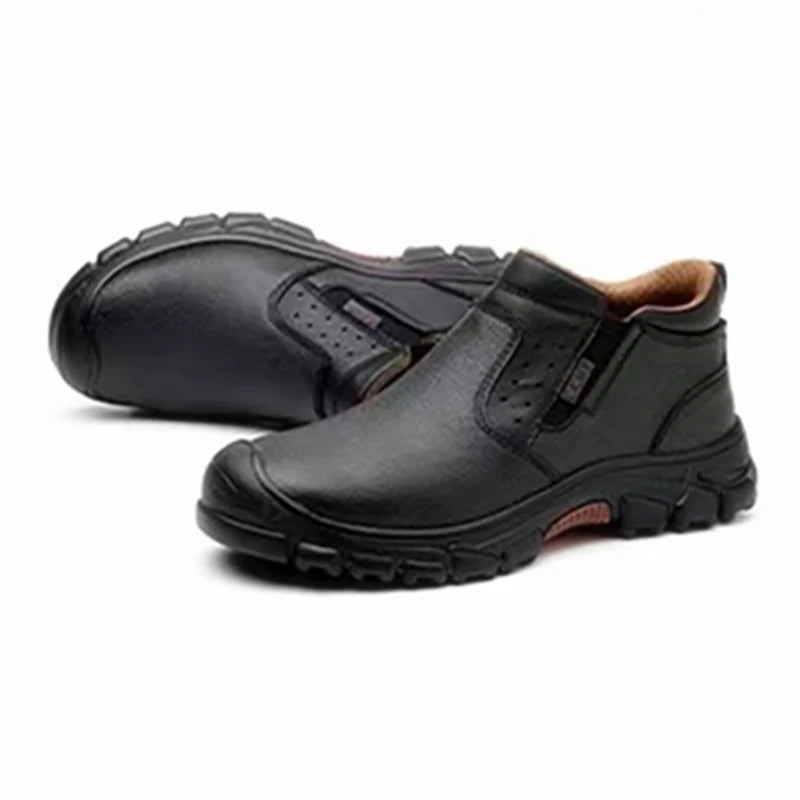 Men's Puncture Resistant Work Boots With Composite Toe Metatarsal Guard