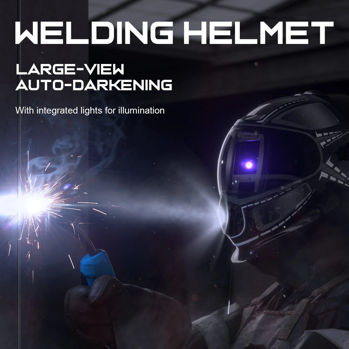 Andeli Auto Darkening Welding Helmet With Built In Respirator System