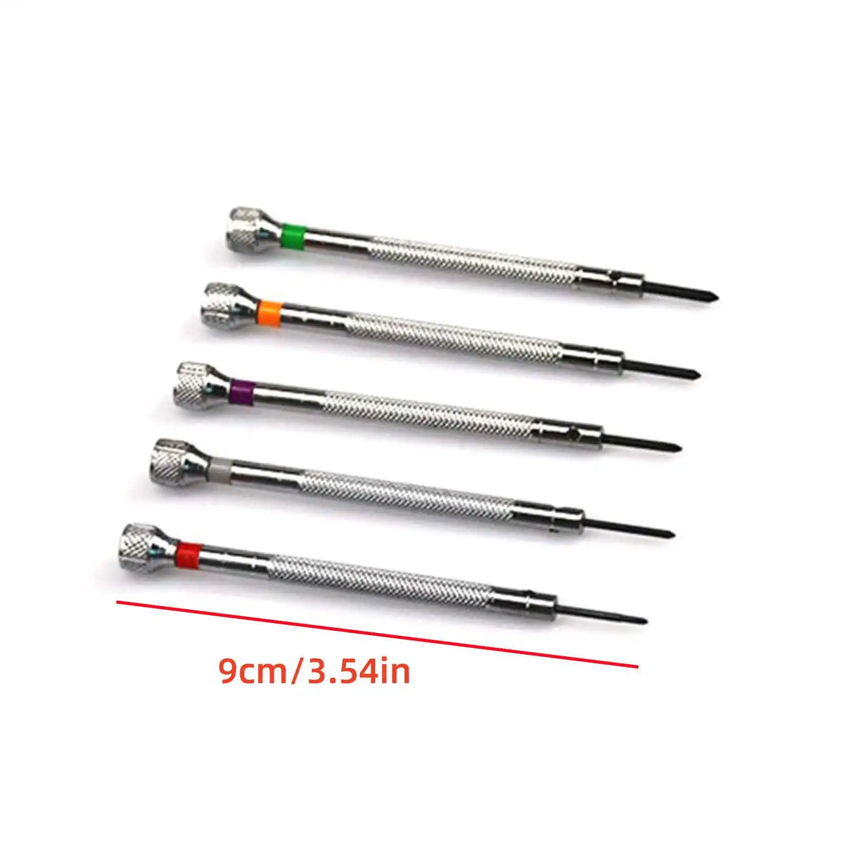 Metal Watch Screwdriver Set With Slotted And Phillips Tips