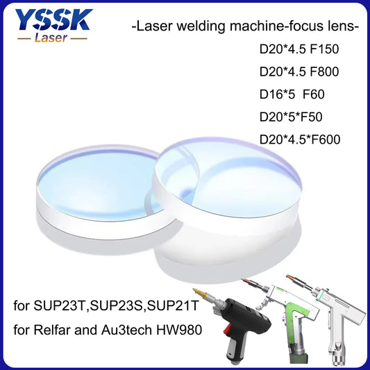 Handheld Welding Machine Focus Protective Lens For Laser Gun