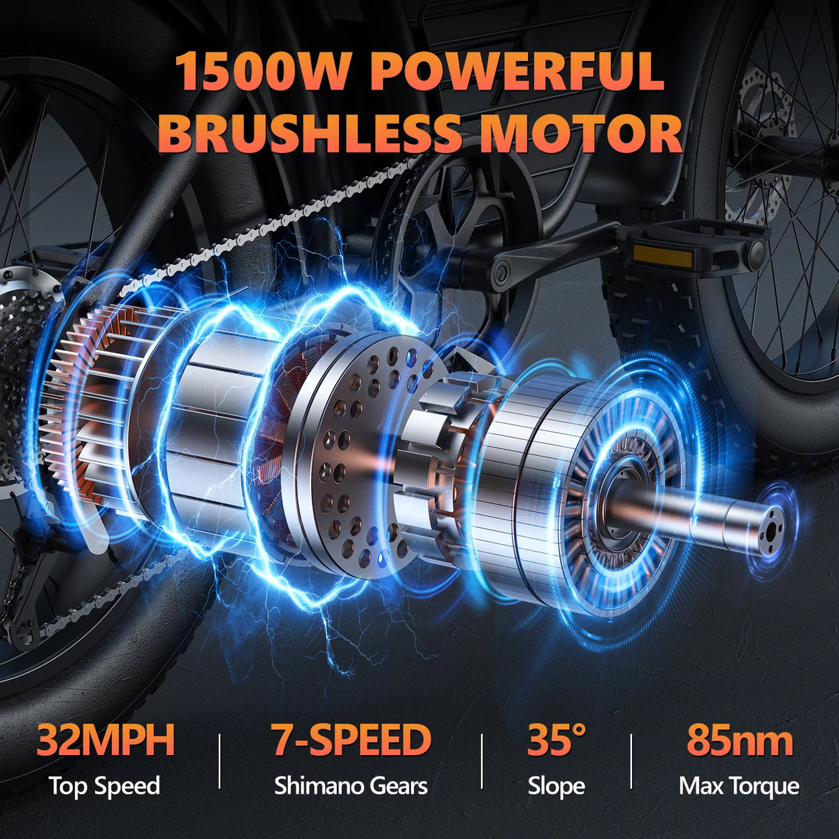Kickwey K7 Pro Dual Motor Electric Mountain Adventure Bike