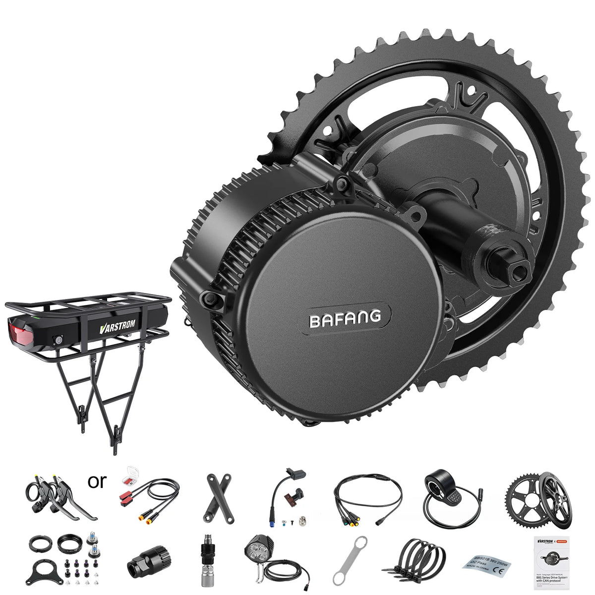 Bafang 750W Mid Drive Motor Kit Electric Bike Conversion System