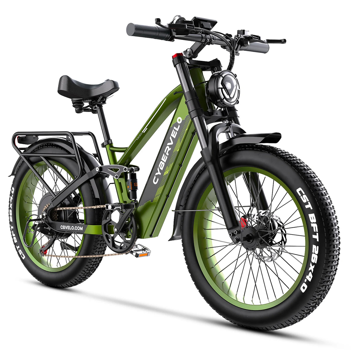 Cybervelo 5000W Fat Tire Electric Bike For All Terrain Commutes