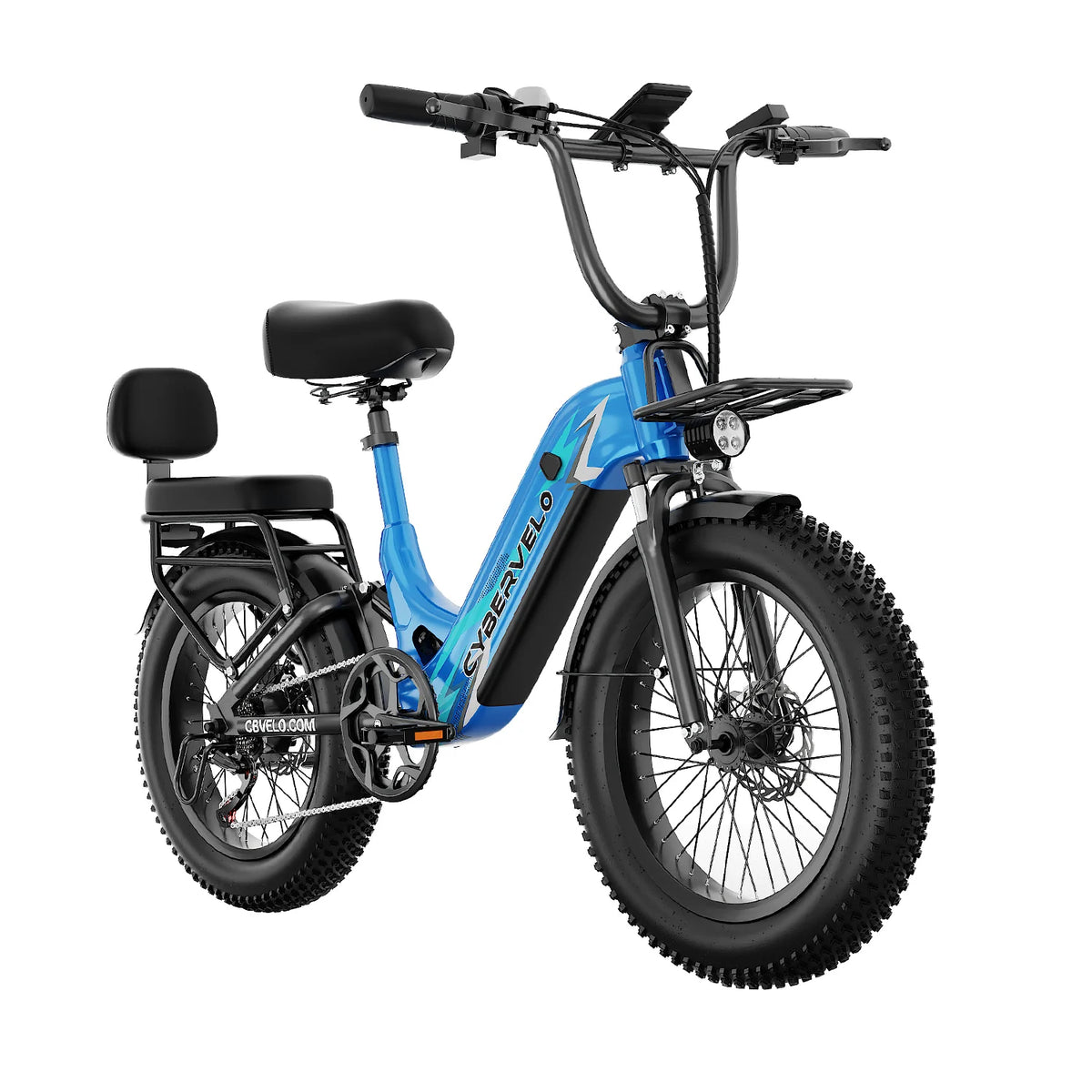 Cybervelo Step-Thru Electric Bike 1500W Peak 20AH 7-Speed Commuter