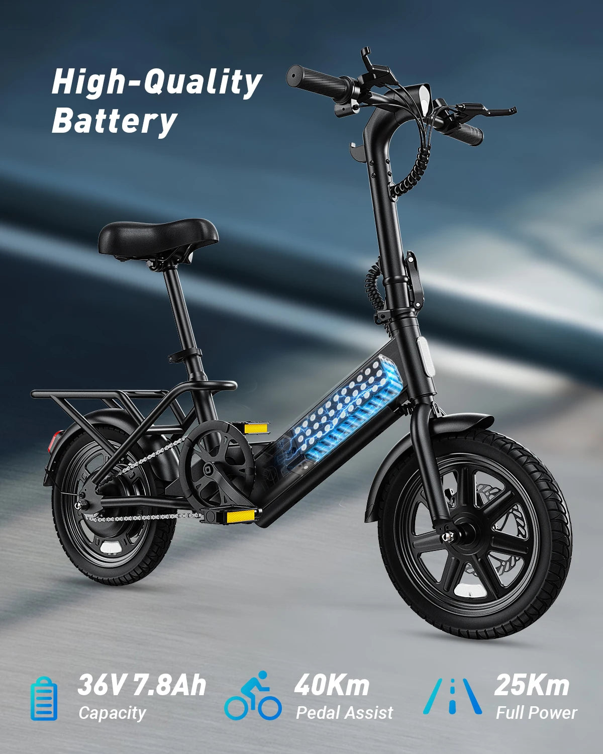 Dyu Folding Electric Bicycle With 500W Motor For Urban Use
