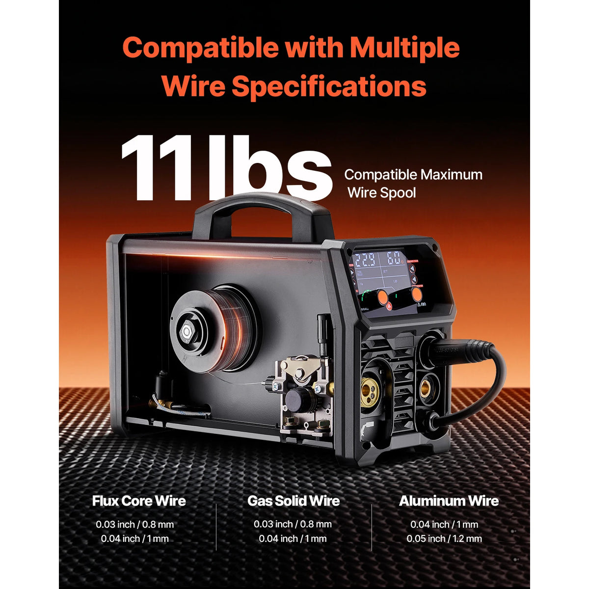SucceBuy 5 In One MIG Welder With Digital Display
