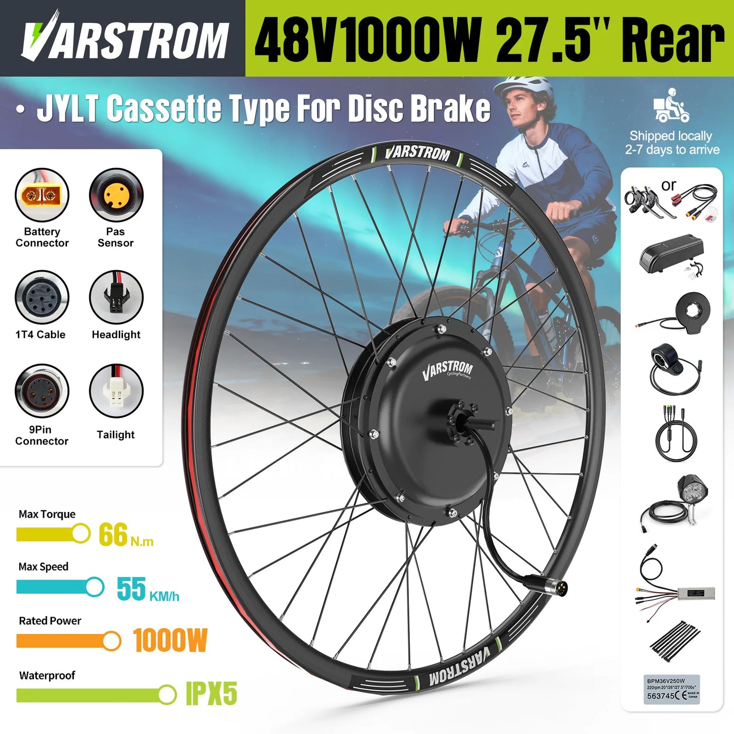 Bafang Rear Hub Drive Motor For Electric Bikes Cassette