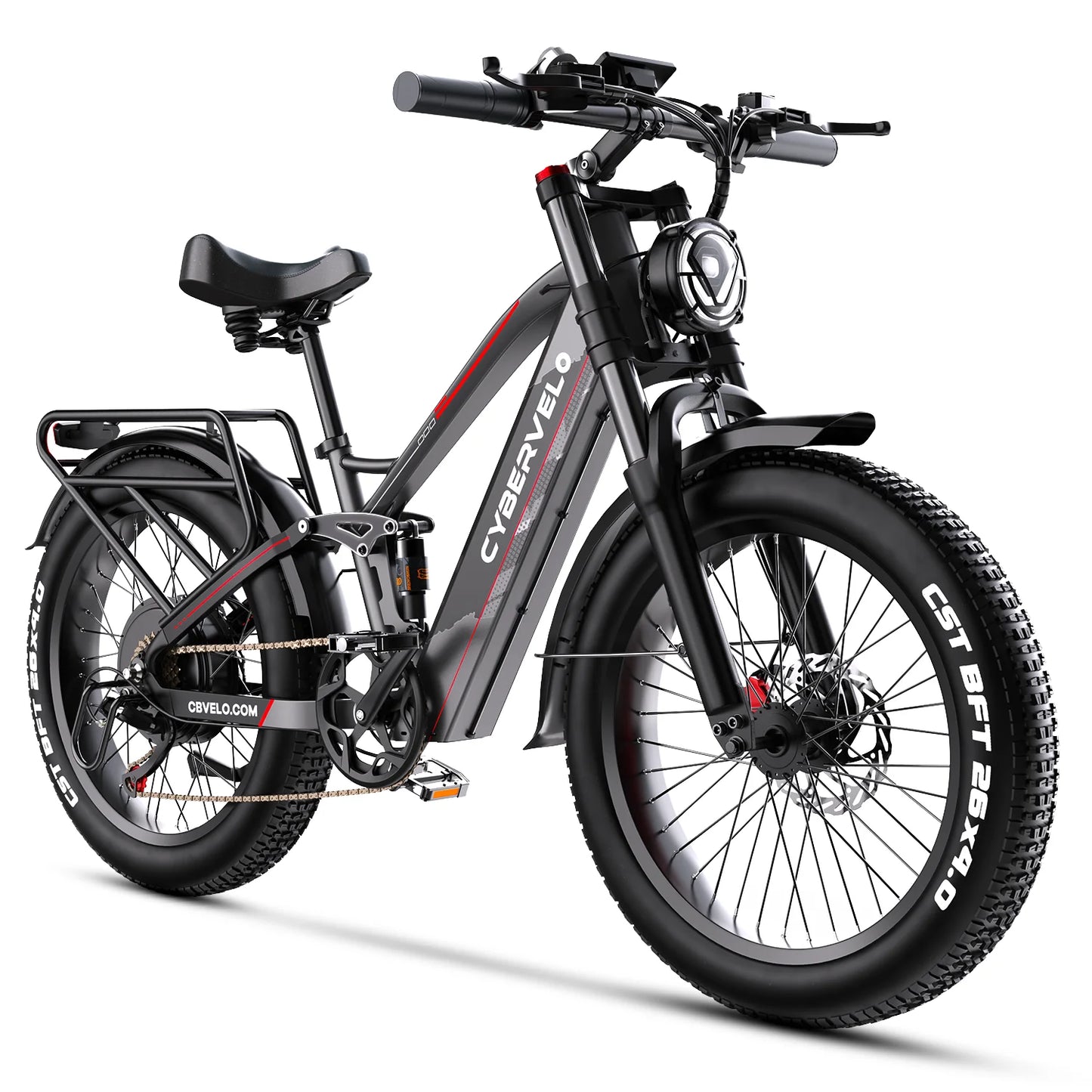 Cybervelo 5000W Fat Tire Electric Bike For All Terrain Commutes