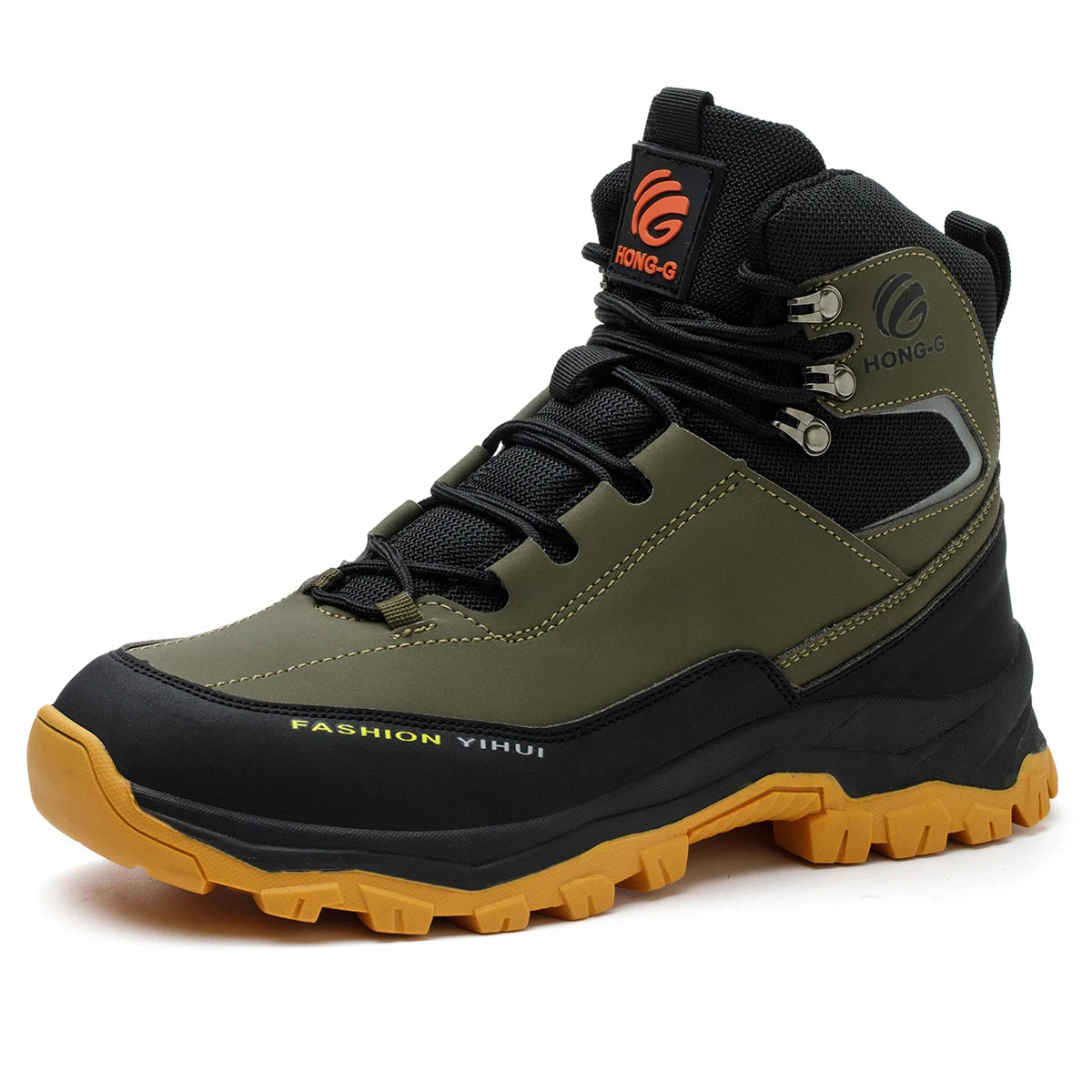 Veigar Men Safety Shoes Steel Toe Anti Puncture Work Boots