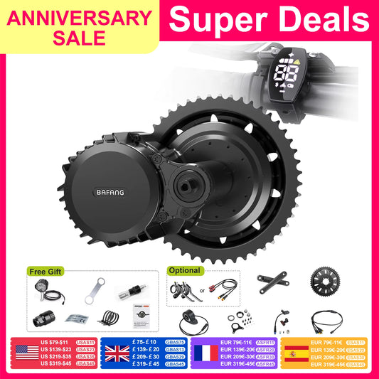 Bafang Mid Drive Electric Bike Conversion Motor Kit